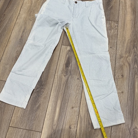 NWOT GAP Blue White Striped Cropped Pants Sz 8 - Picture 15 of 16